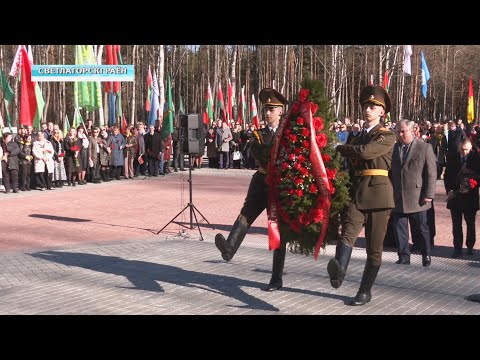 Митинг прошел у мемориального комплекса "Ола" видео