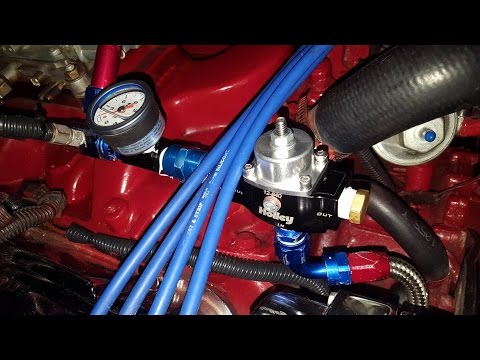CDS 1987 Stage-1 Buick 455 Regal-T ... new Holley FP Regulator upgrade. 8-24-2016