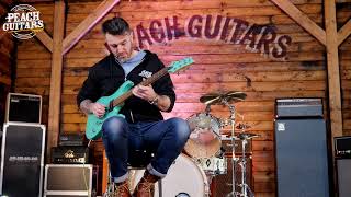 Video thumbnail for Schecter C-6 Deluxe Satin Aqua by The Peach Boutique
