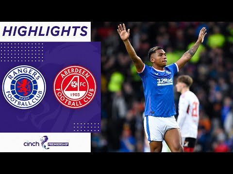 Rangers 4-1 Aberdeen | The Gers secure an emphatic comeback win at Ibrox | cinch Premiership