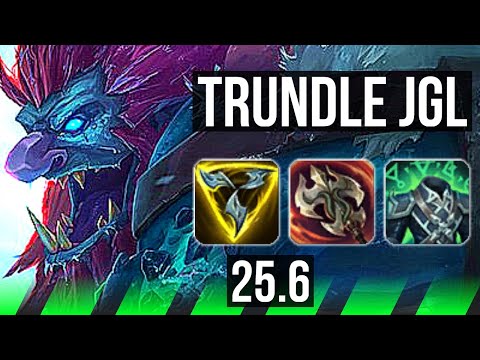 TRUNDLE vs LEE SIN (JGL) | EUW Diamond | 25.6
