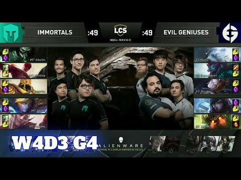 Immortals vs Evil Geniuses | Week 4 Day 3 S10 LCS Summer 2020 | IMT vs EG W4D3