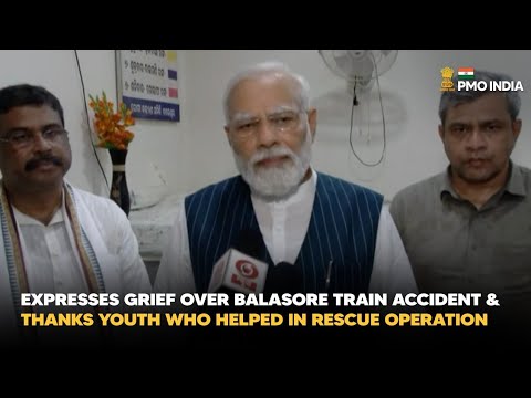 PM Modi expresses grief over Balasore Train Accident & thanks youth who helped in rescue operation
