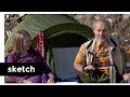 Camperen op een wel hele gekke plek | Sketch | Het Klokhuis