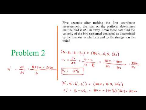 Galilean Relativity Problems