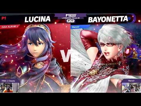 FREAKS Ultra 83 Singles Losers Finals: FRKS | Cheeks (Lucina) vs Nanoir (Bayonetta)