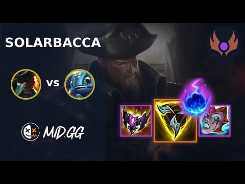 MID.GG: [ solarbacca ] Gangplank MID vs Fizz | EUW MASTER | LOL Season 2025