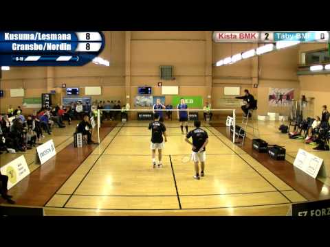 Herrdubbel 1 :  Kista BMK - Täby BMF