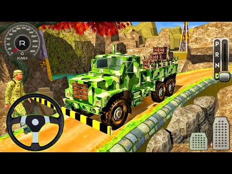 US Offroad Army Truck Driver Simulator - Military Transport Driving - Android Gameplay #4