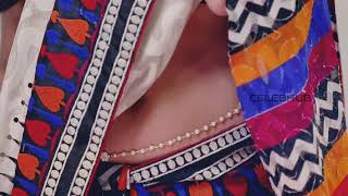 Hot indian TV serial actress navel show in low hip