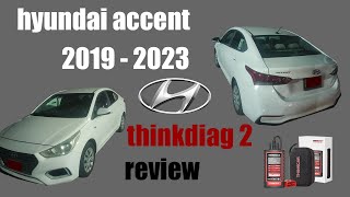 BEST OBD SCANNER THINKDIAG2 REVIEW HYNDAI 2019 TO 2024