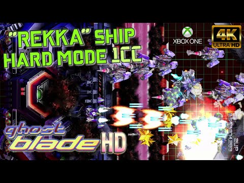 GHOST BLADE HD - Rekka, hard mode 1CC, 60fps (enemies glitched)