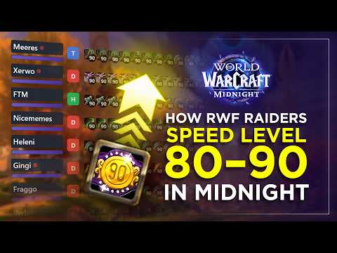 How RWF Raiders Speed Level 80-90 in Midnight