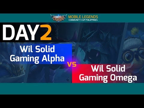 Mobile Legends Community Cup Philippines Day 2: Wil Solid Gaming Alpha vs Wil Solid Gaming Omega