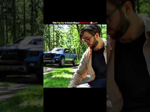 This Toy Car Is Controlling a REAL Car?! 😱🚗🎮 #solideditz #automobile #shortvideo