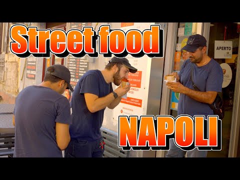 Pizza? No, another street food made in Naples. " 'O Cuzzetiello, Napoli"