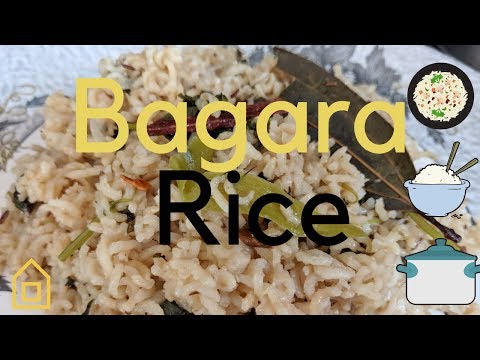Bagara Rice | Brown Basmathi Bagara | Hyderabadi Bagara Rice Recipe