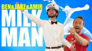 The Milkman (Jake and Amir Ft. Ben Schwartz) on iTunes and SPOTIFY!
