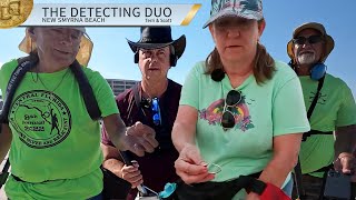 Let’s Find Some Jewelry Beach Metal Detecting New Smyrna Beach Florida | The Detecting Duo