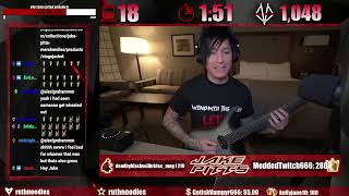 Black Veil Brides - All Your Hate (Jake Pitts playthrough on Twitch)