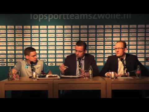 Persconferentie Landstede Volleybal - Abiant Lycurgus