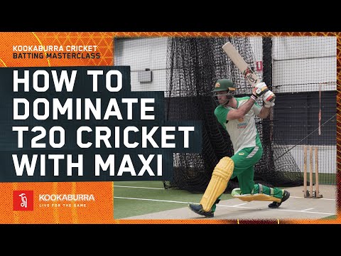 Glenn Maxwell's T20 Batting Masterclass | Kookaburra Cricket