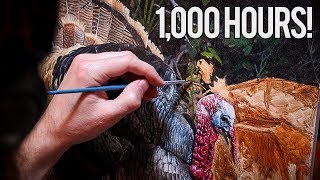 1,000 Hour Turkey Painting - Time Lapse