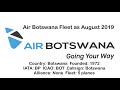 Air Botswana Fleet As August 2019 Z Aviation
