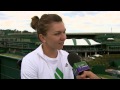Simona Halep Live @ Wimbledon interview