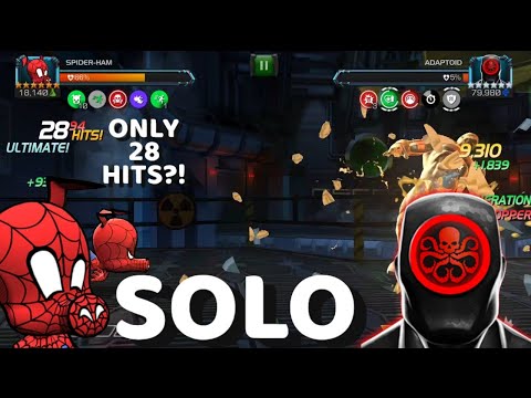 Spider-Ham DOINKS 6.4.5 Hydra Adaptoid Boss! - Marvel Contest of Champions