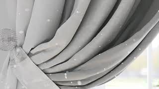 Комплект штор «Ванрилс (серый)» — видео о товаре