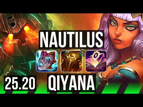 NAUTILUS vs QIYANA (JGL) | 10/0/8, Legendary | KR Master | 25.20