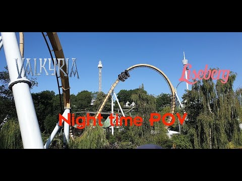 Valkyria, Liseberg, Night Time 4K60FPS POV