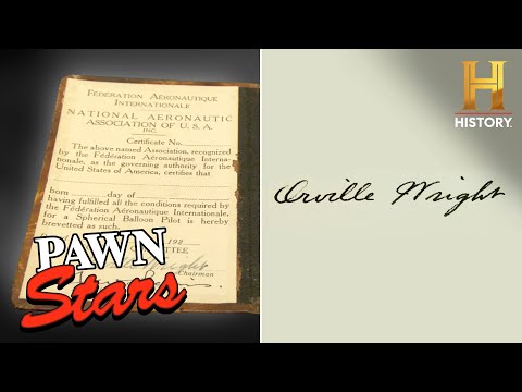 HUGE Haggle Over Orville Wright Memorabilia (Season 4) | Pawn Stars