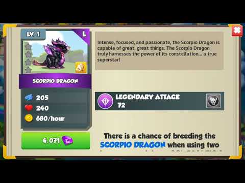 Finally Managed to breed Scorpio Dragon..