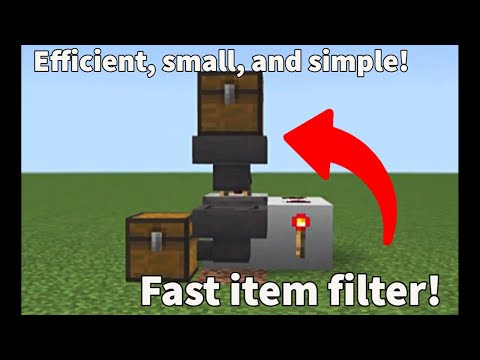 TINY Item Filter For Minecraft Bedrock