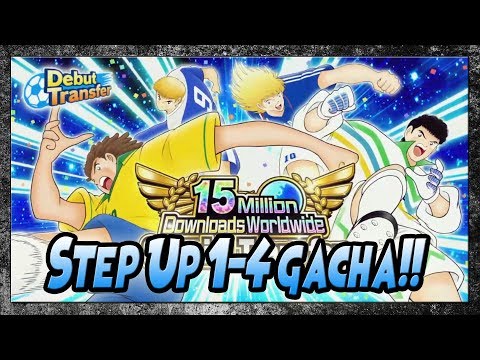 GACHA STEP UP 1-4 🔥Ikuzeee..!!! Captain Tsubasa Dream Team
