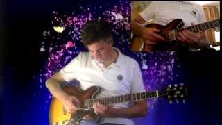 Joe Satriani - Butterfly and Zebra (Cover) with E-bow