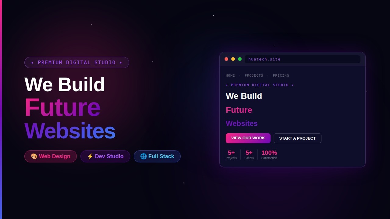 We Built a FUTURISTIC Web Design Studio Website with Claude🚀 (Full Walkthrough + AI Chatbot)