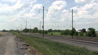 preview picture of video '[HD] Amtrak Keystone Corridor Trains at Irishtown Rd'