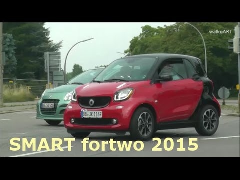 PREMIERE der neue SMART fortwo 2014/2015 ungetarnt auf der Straße -Erlkönig / Prototype