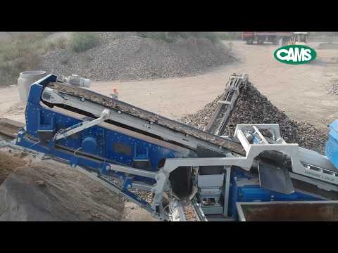 Cams Cams Centauro Bauschuttschredder, Brechanlage mit Siebanlage