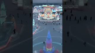 The Ice Sculptures In Harbin