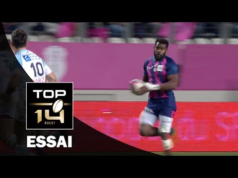 TOP 14 ‐ Essai Josaia RAISUQE (SFP) – Paris-Bayonne – J13 – Saison 2016/2017
