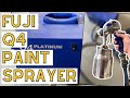 How to Use the Fuji Q4 Paint Sprayer and T70 Spray Gun | Thinning Paint,  Settings, Cleaning, Review