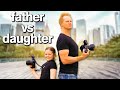 FATHER vs DAUGHTER Acro Photo Challenge ft/ Cirque du Soleil