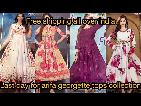 Last day arifa tops collection with most trending designs  free shipping all over india 9014200295