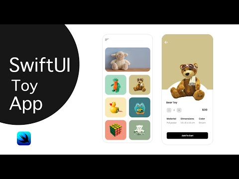 SwiftUI - Speed code - Toy App UI Using SwiftUI - Grid View