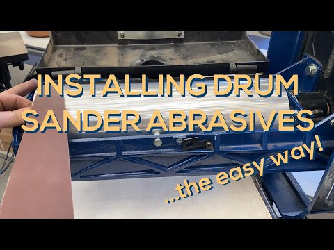 How to Install Drum Sander Abrasives