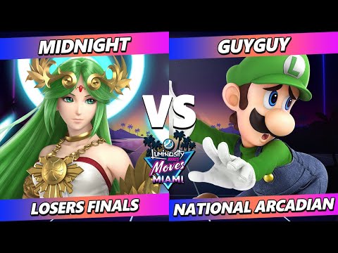 LMM Miami 2023 Losers Finals - Midnight (Palutena) Vs. GuyGuy (Luigi) Smash Ultimate - SSBU